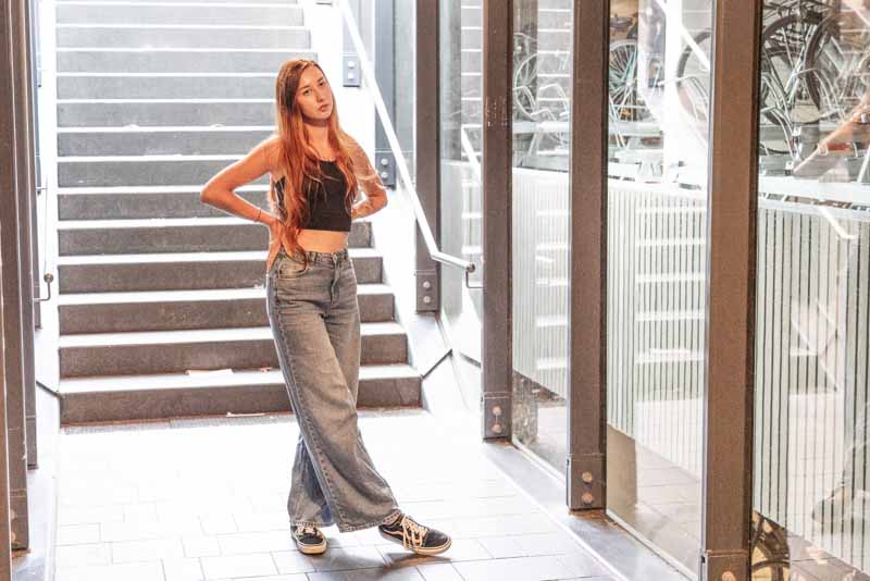 in de fietsen stalling, Utrecht